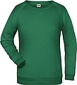 Women s sweatshirt James Nicholson, light green, XS