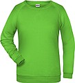 Women s sweatshirt James Nicholson, lime green, XS
