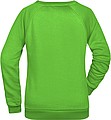 Women s sweatshirt James Nicholson, lime green, XS