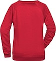 Women s sweatshirt James Nicholson, red, M