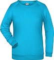 Women s sweatshirt James Nicholson, turquise, XS