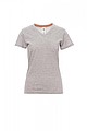 Women’s T-shirt PAYPER V-NECK LADY, grey melange, S