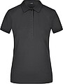 Womens elastic pique polo James Nicholson, black, XXL