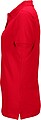 Womens elastic pique polo James Nicholson, red, S