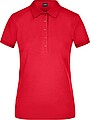 Womens elastic pique polo James Nicholson, red, XXL