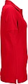 Womens elastic pique polo James Nicholson, red, XXL