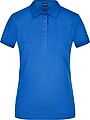 Womens elastic pique polo James Nicholson, royal blue, S