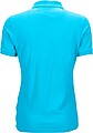 Womens elastic pique polo James Nicholson, turquise, S