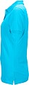Womens elastic pique polo James Nicholson, turquise, S