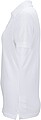 Womens elastic pique polo James Nicholson, white, S