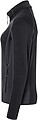 Womens fleece jacket JAMES & NICHOLSON, black/carbon, M