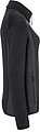 Womens fleece jacket JAMES & NICHOLSON, black/carbon, M
