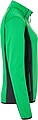 Womens fleece jacket JAMES & NICHOLSON, green/carbon, M