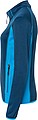 Womens fleece jacket JAMES & NICHOLSON, navy/bright blue, M