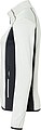Womens fleece jacket JAMES & NICHOLSON, off white/carbon, M