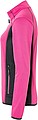 Womens fleece jacket JAMES & NICHOLSON, pink/carbon, M