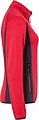 Womens fleece jacket JAMES & NICHOLSON, red/carbon, M