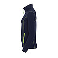 WOMENS MICRO FLEECE ZIPPED JACKET NOVA WOMEN, NAVY/APPLE GREEN, L