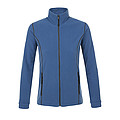 WOMENS MICRO FLEECE ZIPPED JACKET NOVA WOMEN, SLATE BLUE/GREY, L