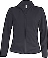 Womens microfleece sweatshirt KARIBAN, anthracite, S