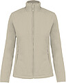Womens microfleece sweatshirt KARIBAN, beige, S