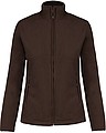 Womens microfleece sweatshirt KARIBAN, brown, S