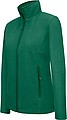 Womens microfleece sweatshirt KARIBAN, dark green, M