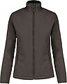Womens microfleece sweatshirt KARIBAN, dark khaki green, S