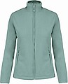 Womens microfleece sweatshirt KARIBAN, grey-green, S