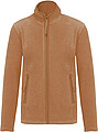 Womens microfleece sweatshirt KARIBAN, light brown, S
