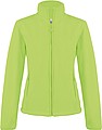 Womens microfleece sweatshirt KARIBAN, neon yellow, M
