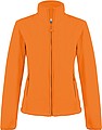Womens microfleece sweatshirt KARIBAN, orange, S