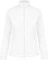 Womens microfleece sweatshirt KARIBAN, white, M