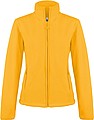 Womens microfleece sweatshirt KARIBAN, yellow, S