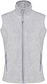 Womens microfleece vest KARIBAN, anthracite, S