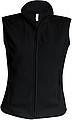 Womens microfleece vest KARIBAN, black, S