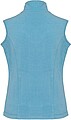 Womens microfleece vest KARIBAN, blue melange, S