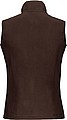 Womens microfleece vest KARIBAN, brown, S