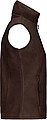 Womens microfleece vest KARIBAN, brown, S
