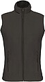 Womens microfleece vest KARIBAN, dark grey, S