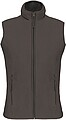 Womens microfleece vest KARIBAN, dark khaki, S