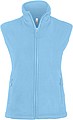 Womens microfleece vest KARIBAN, light blue, S