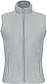 Womens microfleece vest KARIBAN, light grey, S