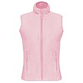 Womens microfleece vest KARIBAN, light pink, XS