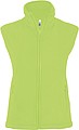 Womens microfleece vest KARIBAN, lime green, S