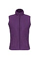 Womens microfleece vest KARIBAN, purple, 3XL