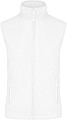 Womens microfleece vest KARIBAN, white, S