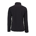 WOMENS PLAIN FLEECE JACKET NORMAN WOMEN, BLACK, S