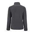 WOMENS PLAIN FLEECE JACKET NORMAN WOMEN, CHARCOAL GREY, M