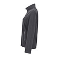 WOMENS PLAIN FLEECE JACKET NORMAN WOMEN, CHARCOAL GREY, S